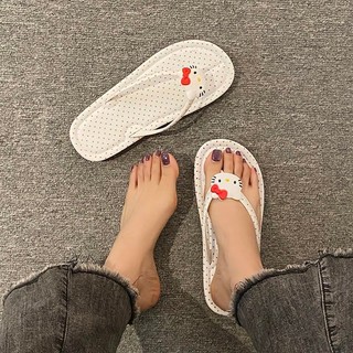 Dép Influencer Hoạt Hình kt Mèo Flip-Flops Nữ Mặc Ngoài Thời Trang Dễ Thương Phù Hợp Với Nhà Phiên Bản Hàn Quốc ins Cao Cấp Mùa Hè
