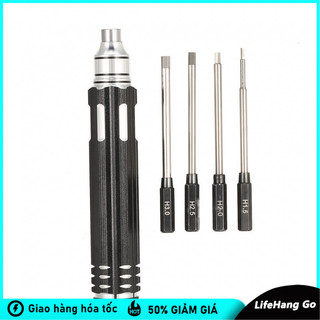 Bộ Tua Vít Lục Giác 4 Trong 1 1.5-3.0mm Kim Loại Cứng Cáp Chuyên Dụng Sửa Xe Điều Khiển Từ Xa