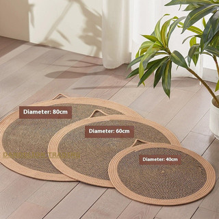 [DELION] Thảm cào mèo Thảm mèo 40 / 60 / 80CM Thảm cào mèo tay tròn Thảm bện Thảm móng vuốt mèo Nệm