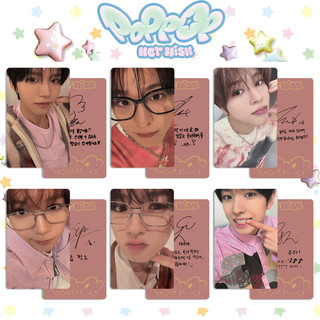 GC9 6 Cái / bộ NCT WISH LOMO Card 2th Mini Album poppop MAKESTAR Bưu Thiếp Bộ Sưu Tập KPOP Stars Ngoại Vi CG9