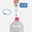 YOI 10 Chiếc Vít Khóa Chìa Khóa Nhẫn Trang Sức Làm Đồ Dùng Thủ Công Dây Kim Loại