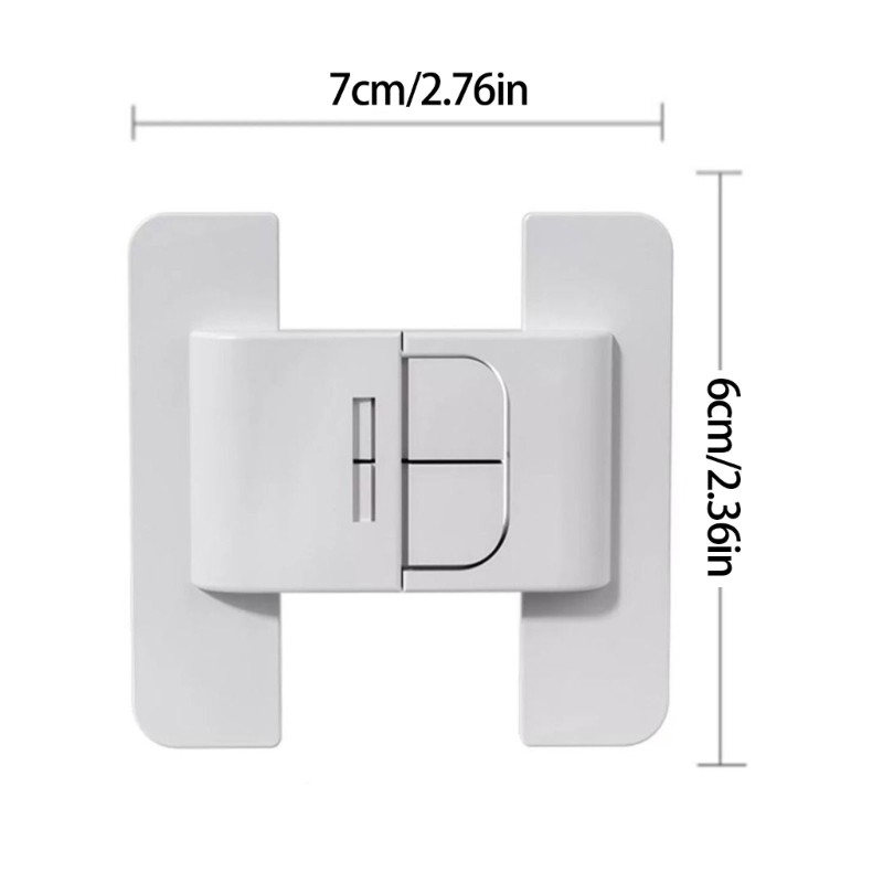 Mya Tủ Lạnh Tự Động Đóng Cửa Và Khóa Ngăn Kéo Thiết Bị An Toàn Cho Bé Dễ Dàng Sử Dụng Nhựa Thiết Thực Cho Childproofin
