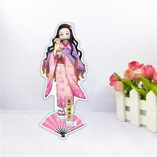 Mô Hình Anime Demon Slayer 12cm – Standee Acrylic Kimetsu no Yaiba, Trang Trí Bàn, Quà Tặng
