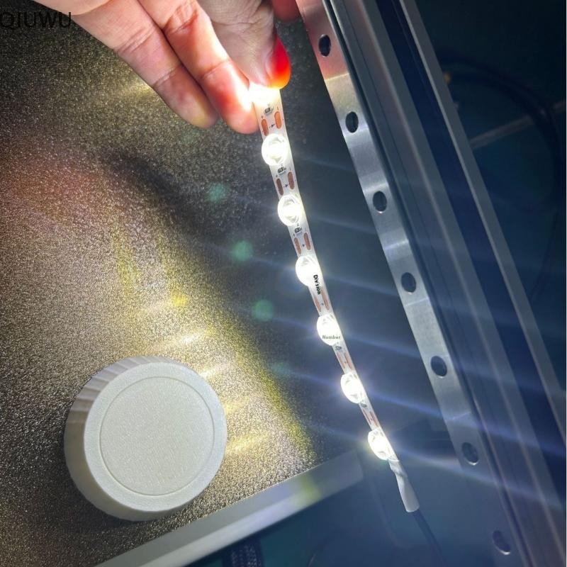 QIUWU Nâng cấp Dải đèn Led cho Bambu Lab A1 / A1mini Ra95 Đèn lấp đầy 24V Ánh sáng trắng siêu sáng cho phụ kiện máy in 3D Bambulab.