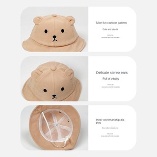 Mũ chống nắng JKDESIGN, Mũ ngư dân mỏng dễ thương, Mũ chống nắng thông thường chống tia cực tím thoáng khí thời trang ngoài trời