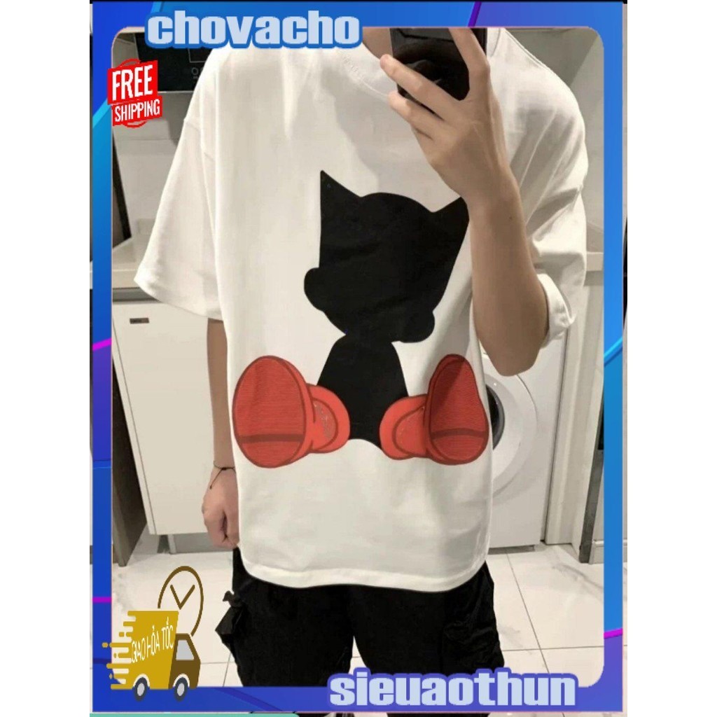 Áo thun Stee Cổ tròn in BLACKMIU ICVCVNI Unisex