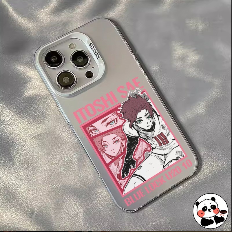 Vỏ KHÓA XANH Cho iPhone 12 11 Pro Max XR XS Max X 8 7 Plus SE 2022 2020 Vỏ Phim Hoạt Hình Dễ Thương Anime Isagi Yoichi Reo Nagi Seishiro Vỏ Điện Thoại Bạc Chống Sốc Cứng