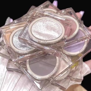Joocyee Phấn mắt một màu bảng lì/lấp lánh mịn, tạo hiệu ứng sáng, trang điểm mắt đường viền