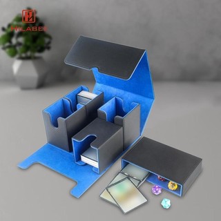Hilabee Trading Card Deck Box Màn hình thẻ trò chơi Mang theo trẻ em Trẻ em Người tổ chức Hộp đựng lưu trữ cho thẻ bóng chày Thẻ sưu tập