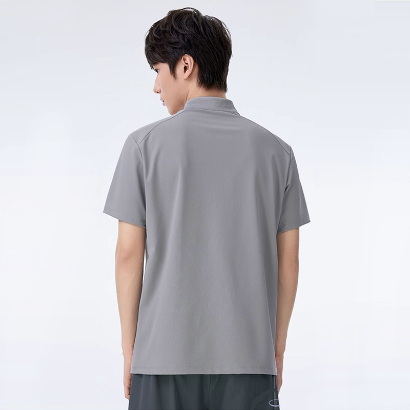 Ảnh CAMEL CROWN Đi Xe Đạp Ngoài Trời Nhanh Khô Quần Áo Dành Cho Nam Nữ Tay Ngắn Sợi Nguyên Bản Chống Nắng Ice Áo Thun 4