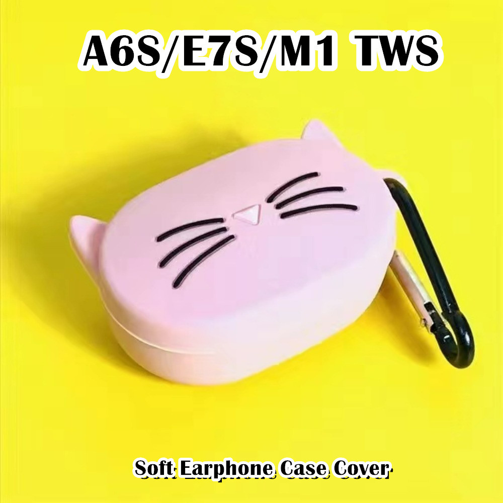 [Ngôi sao tương lai] Dành cho Ốp lưng A6S / E7S / M1TWS Phim hoạt hình vui nhộn Vỏ tai nghe silicon mềm