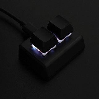 2 Phím Bàn Phím Lập Trình Macro RGB Bàn Phím Mini Chơi Game Vẽ Công Tắc Đỏ Bàn Phím Tùy Chỉnh OSU Bàn Phím Chơi Game, Đen