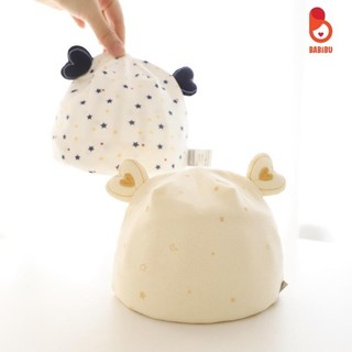 Mũ sơ sinh nỉ cao cấp, dày dặn, họa tiết đáng yêu cho bé