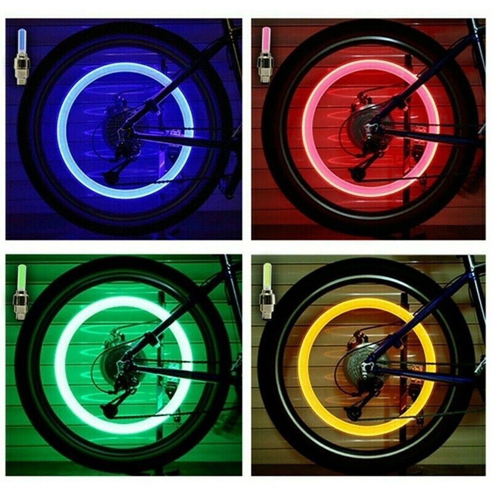 [Anna] 1x Nắp Bụi LED Thân Van Cho Xe Đạp Xe Đạp Xe Đạp Xe Máy Bánh Lốp Đèn