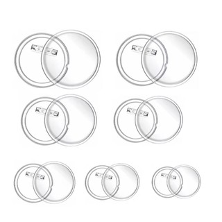 Risedot 20 Chiếc Huy Hiệu Nút DIY, Huy Hiệu Acrylic Trang Sức Nghệ Thuật Trong Suốt Cao Cấp, Tranh DIY Handmade Acrylic Nút Pin