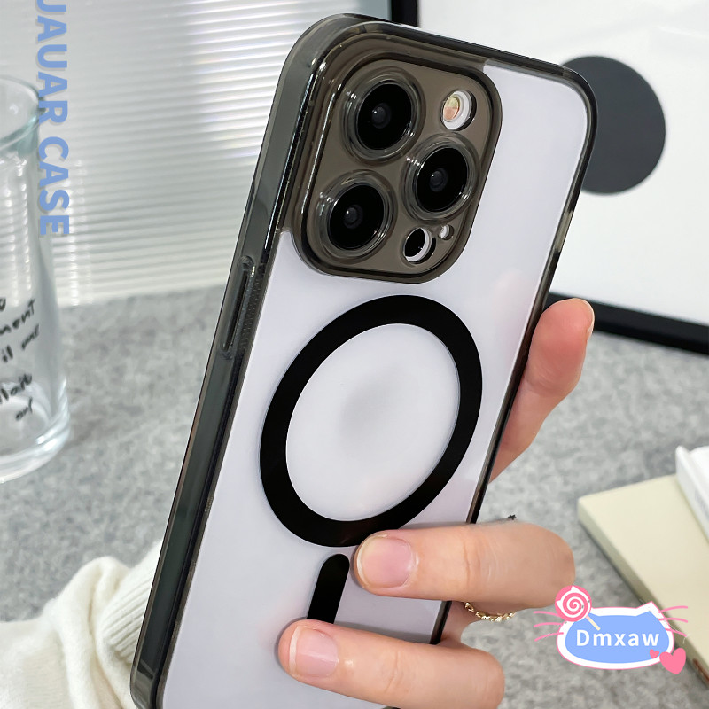 Ốp Điện Thoại Trong Suốt Sạc Từ Tính Cho Xiaomi Mi 11 11T 10 Pro Mi 11 10 10T Lite Mi 11 10 Ultra 10S 9 Civi 3 2 1S Mix 4 Poco F5 F4 F3 X4 GT X2 M2 Ốp Điện Thoại Trong Suốt Mềm Bao da