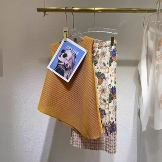 Miyake In Xếp Ly Váy Sang Trọng Thời Trang In Váy Nữ Mùa Hè Mỏng Hơn Nhìn Váy Nữ