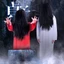 DARON Nữ Ma Trang Phục, Trắng Đỏ Sadako Trang Phục Halloween, Kinh Dị Sáng Tạo Khủng Bố Hóa Trang Đáng Sợ Quần Áo Hiệu Suất Phù Hợp Với