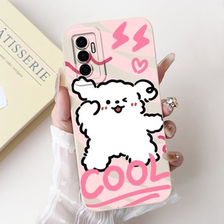 Ốp Bảo Vệ Camera Cho Vivo V23e 5G V2126 Ốp Điện Thoại Hoạt Hình Dễ Thương Silicon Matte Cover Cho Vivo V 23e S10e Y75 4G Ốp Lưng