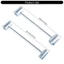 Pealike 2 Chiếc Bản Lề Cửa Sửa Chữa Cờ Lê Bản Lề Cửa Sửa Chữa Cờ Lê Cửa Bản Lề Công Cụ Sửa Chữa