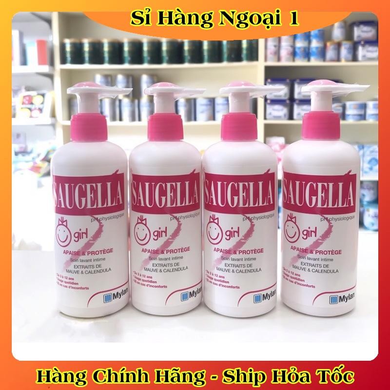[Hàng Chính Hãng] Dung dịch vệ sinh bé gái Saugella  của đức an toàn cho bé 3-12 tuổi