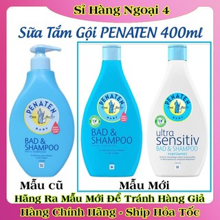 [auth] Sữa tắm gội chống cảm Penaten 400ml Đức cho bé từ sơ sinh [ Mẫu mới nhất đủ bill] [Hot]