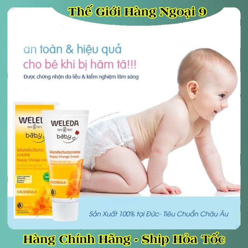 Kem chống hăm Weleda Đức hữu cơ CAO CẤP (chuẩn Đức) Organic BIO -Nội địa Đức Đủ Bill