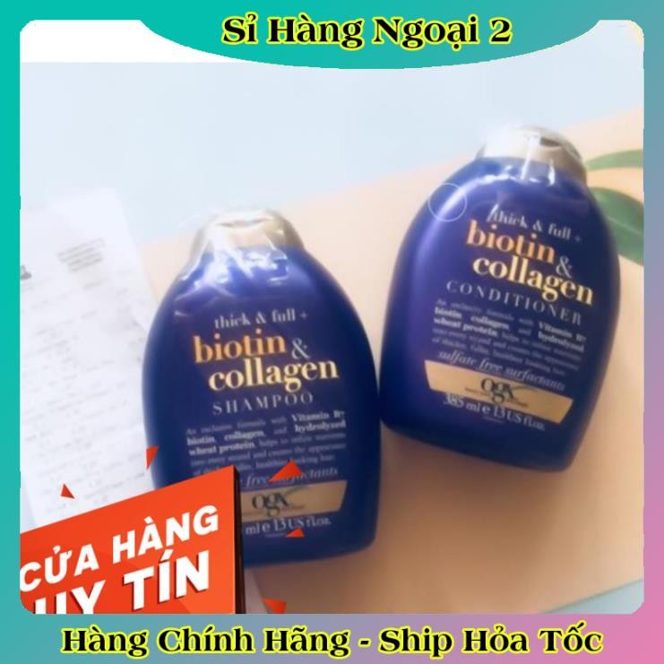 [auth] Dầu gội và xả chống rụng tóc Biotin & Collagen Đức- 385ml Đủ Bill [Hot]