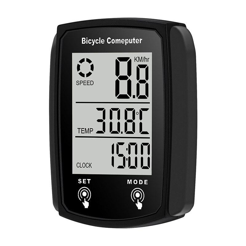 Tmoy Xe Đạp Máy Tính LCD Kỹ Thuật Số Có Dây Đi Xe Đạp Máy Tính Đồng Hồ Tốc Độ Xe Đạp Đồng Hồ Đo Tốc Độ Với Đèn Nền Phụ Kiện Xe Đạp TCS