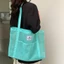 Túi đi biển du lịch BORAGETE, Túi đeo vai lưới trong suốt, Túi xách Tote thông thường mua sắm khô nhanh di động dành cho nữ