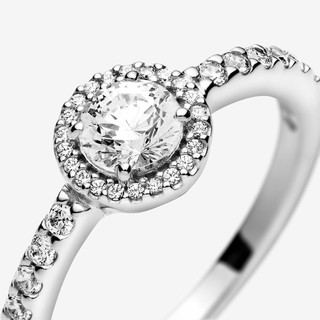 Hàng giao ngay Nhẫn bạc 925 mạ vàng hồng 14K phong cách cổ điển dành cho nữ