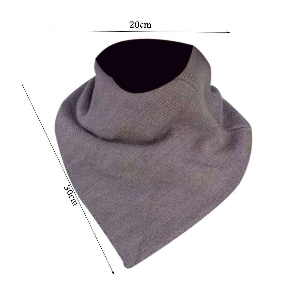 Khăn giữ nhiệt cổ ấm nam nữ, yếm chống gió bằng khăn tam giác,snap fastener, phù hợp thu đông
