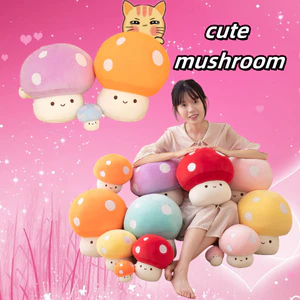 Bct Hoạt Hình Dễ Thương Nấm Sang Trọng Đồ Chơi Sáng Tạo Búp Bê Nấm Để Bàn Đồ Trang Trí Phòng Ngủ Gối Đệm Ngủ Đồng Hành Trang Trí Giường Đồ Chơi Trẻ Em Quà Tặng Sinh Nhật Quà Tặng Giáng Sinh