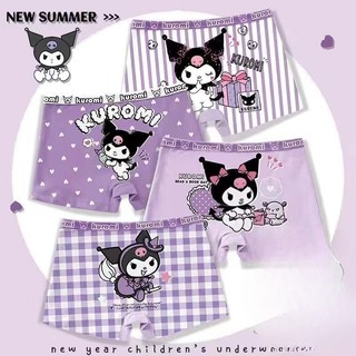 My Melody Mùa Hè Bé Gái Cotton Boxer Quần Short Thoáng Khí Trẻ Em Quần Lót Mềm Mại Tuổi 9-12