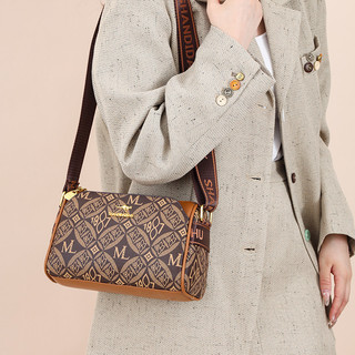 Cao cấp túi của phụ nữ in thư kết cấu Vai gối Túi Crossbody Túi