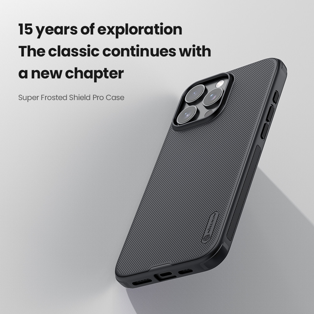 Ảnh Ốp điện thoại Nillkin Shield Pro Cho iPhone 16 Pro Max 16 Plus 15 Pro 14 13 Pro Max Ốp điện thoại Chống Vân Tay Chống Sốc Ốp điện thoại 2