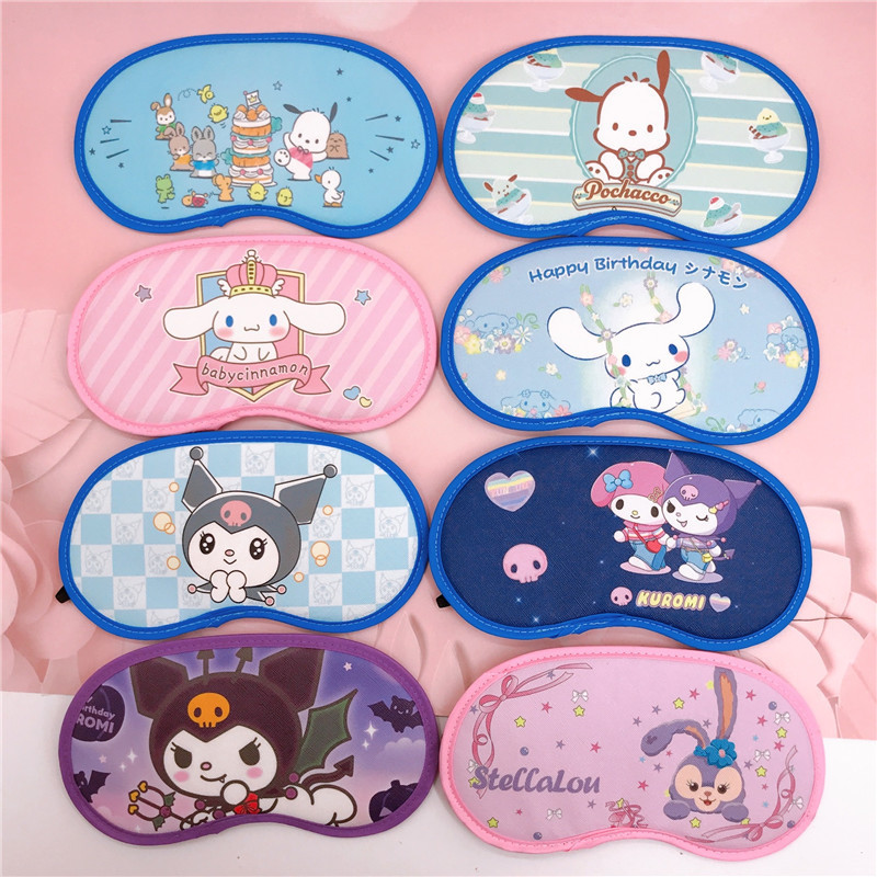 Kuromi cinnamoroll phổ Màn Mặt nạ mắt cho trẻ em và học sinh trong khi ngủ