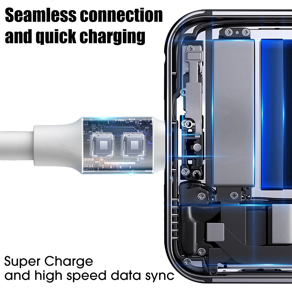 Cáp sạc siêu nhanh 300W - Dòng dữ liệu USB Type-C - Dày, An toàn, Bền bỉ - Đa năng cho điện thoại Android - Dây USB-A sang USB-C 0,25 / 1 / 1.5 / 2M