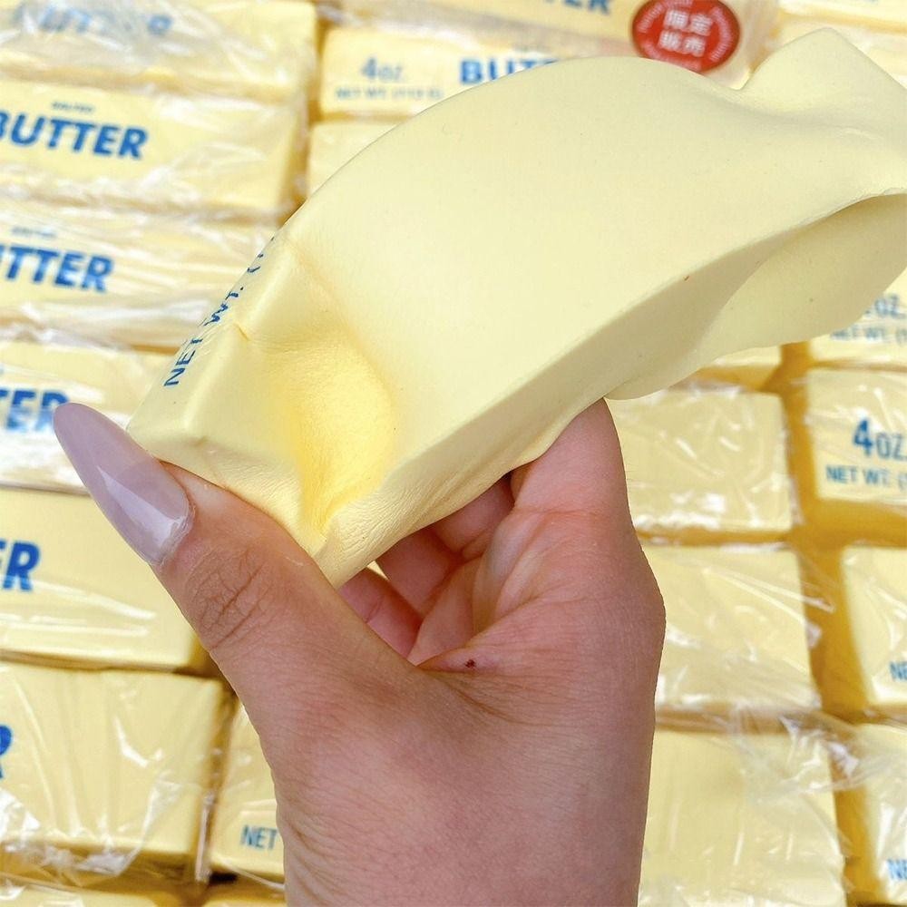 Đồ chơi cứu trợ JUIC, Butter Stick Giảm căng thẳng Bóp đồ chơi bơ, Thư giãn tay Mini Thư giãn chậm Đồ chơi phục hồi chậm Quà tặng