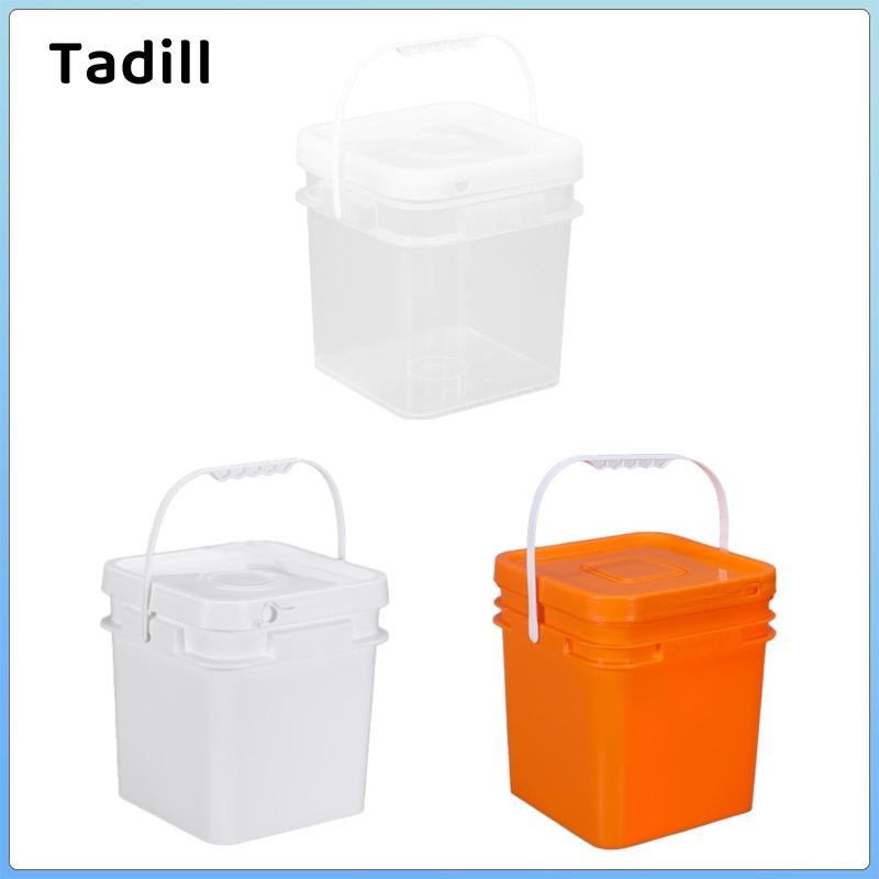 Hộp đựng thực phẩm thùng vuông 10L có tay cầm và mục đích cho đồ thủ công nghệ thuật Dự án Vệ sinh gia đình tại nhà