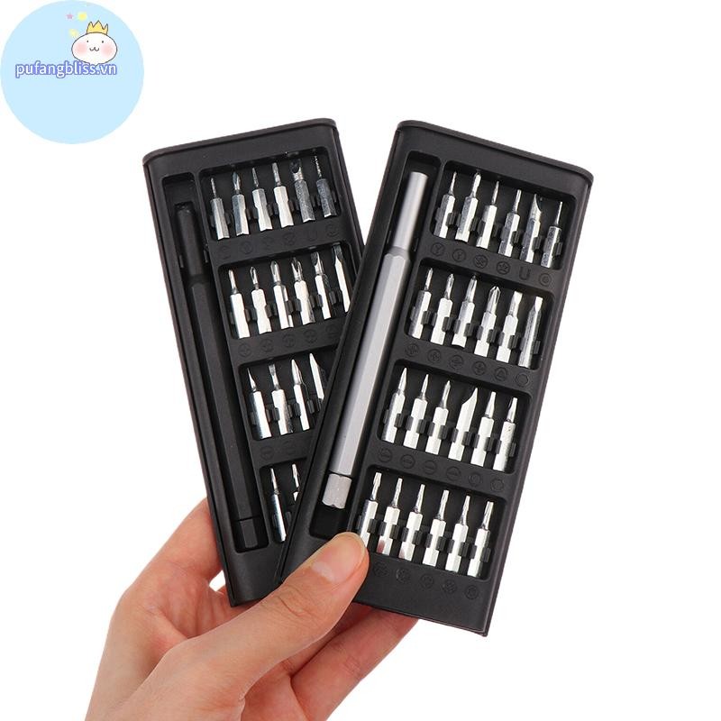 Pufangbliss 1 Bộ Dụng Cụ 25 Trong 1 Bộ Tua Vít Chính Xác Từ Tính Cho Điện Thoại Di Động Phần Cứng Sửa Chữa PC Với Torx Hex Bits VN