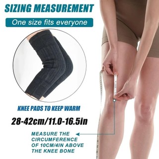 Jkdesign Chân Ấm Áp, Miếng Lót Nẹp Đầu Gối Bảo Vệ, Len Cashmere Đen / Xám Ấm Đầu Gối Đầu Gối