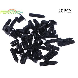 [Fernweh] 20 Chiếc 6 Mm Kẹp Chốt Đẩy Giữ Pin Đinh Tán Cho Xe Máy Nhựa Đinh Tán Fairing Kẹp Phụ Kiện Phần [MỚI]