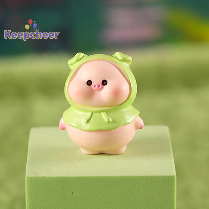 [Keepcheer] Mô hình động vật hình con lợn dễ thương Phong cảnh vi mô Trang trí nội thất Phụ kiện trang trí sân vườn cổ tích thu nhỏ [Mới]