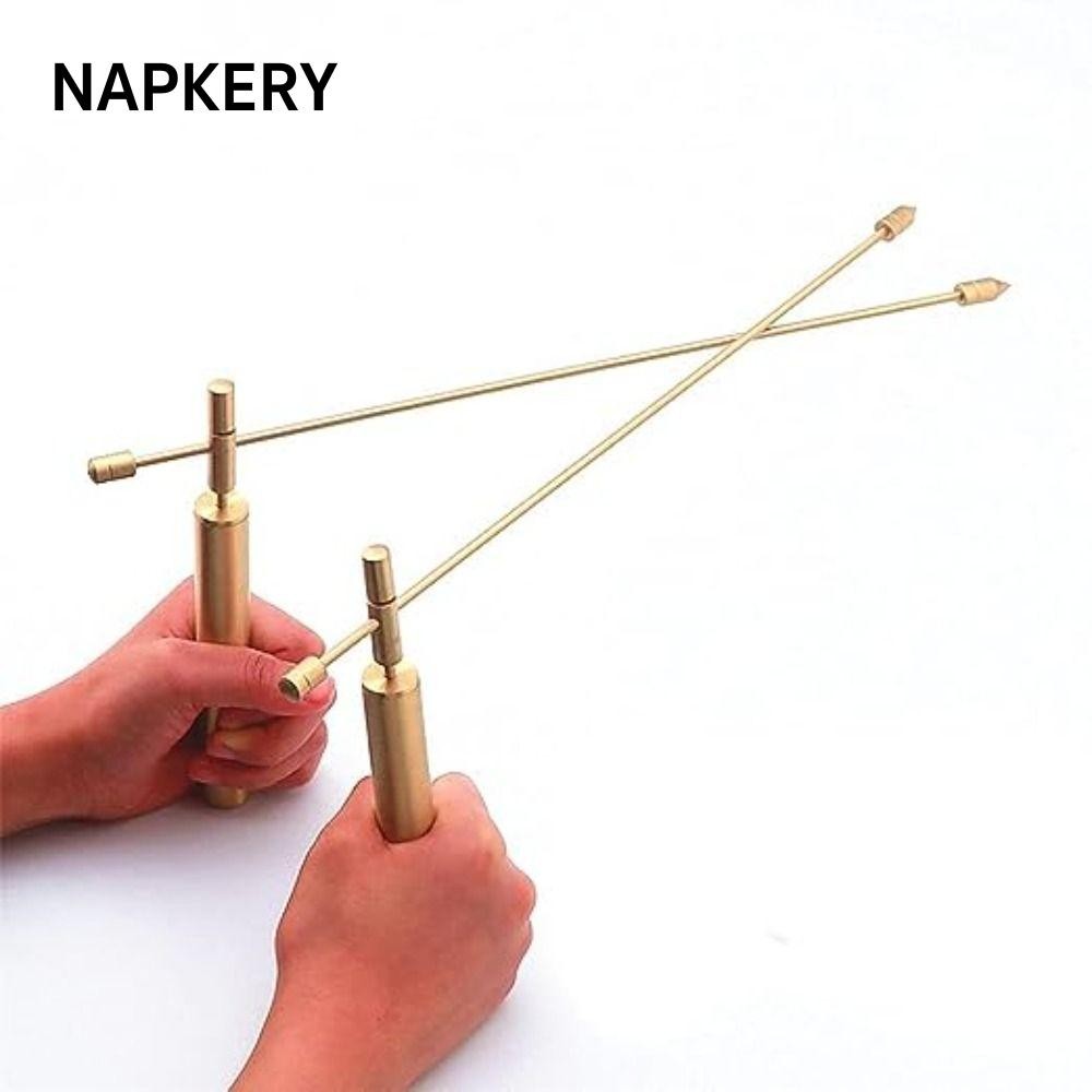 Napkery 2 Chiếc Thiết Bị Săn Ma, Đồng Nguyên Chất 99,9% Thanh Dowsing Đồng, Phân Chia Nước Ma Thợ Săn Ma Săn Ma