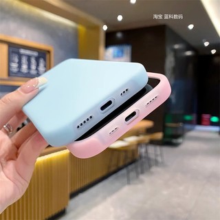 Ốp điện thoại silicon chống sốc mới dành cho iPhone 16 15 14 13 12 11 Pro Max 14Plus 15Plus 16Plus 11Pro chất lỏng thân thiện với da chống rơi lưng mềm