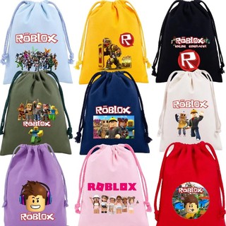 Túi dây rút Roblox túi lưu trữ hoạt hình túi quà tặng túi vải sang trọng