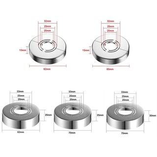 Vỏ vòi hoa sen DWELLCO, Vỏ trang trí vòi mặt bích treo tường mạ, Vỏ bọc tường ống ABS có thể điều chỉnh hữu ích