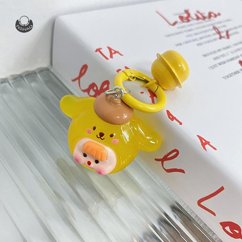 Móc khóa phát sáng có chuông Sanrio Duo Mei