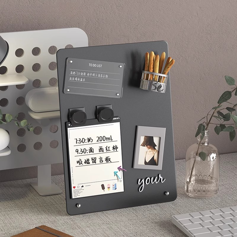 Bảng tin từ tính DIY Máy tính để bàn Hiển thị ảnh Giá đỡ Memo Clip Bảng tin | BigBuy360 - bigbuy360.vn